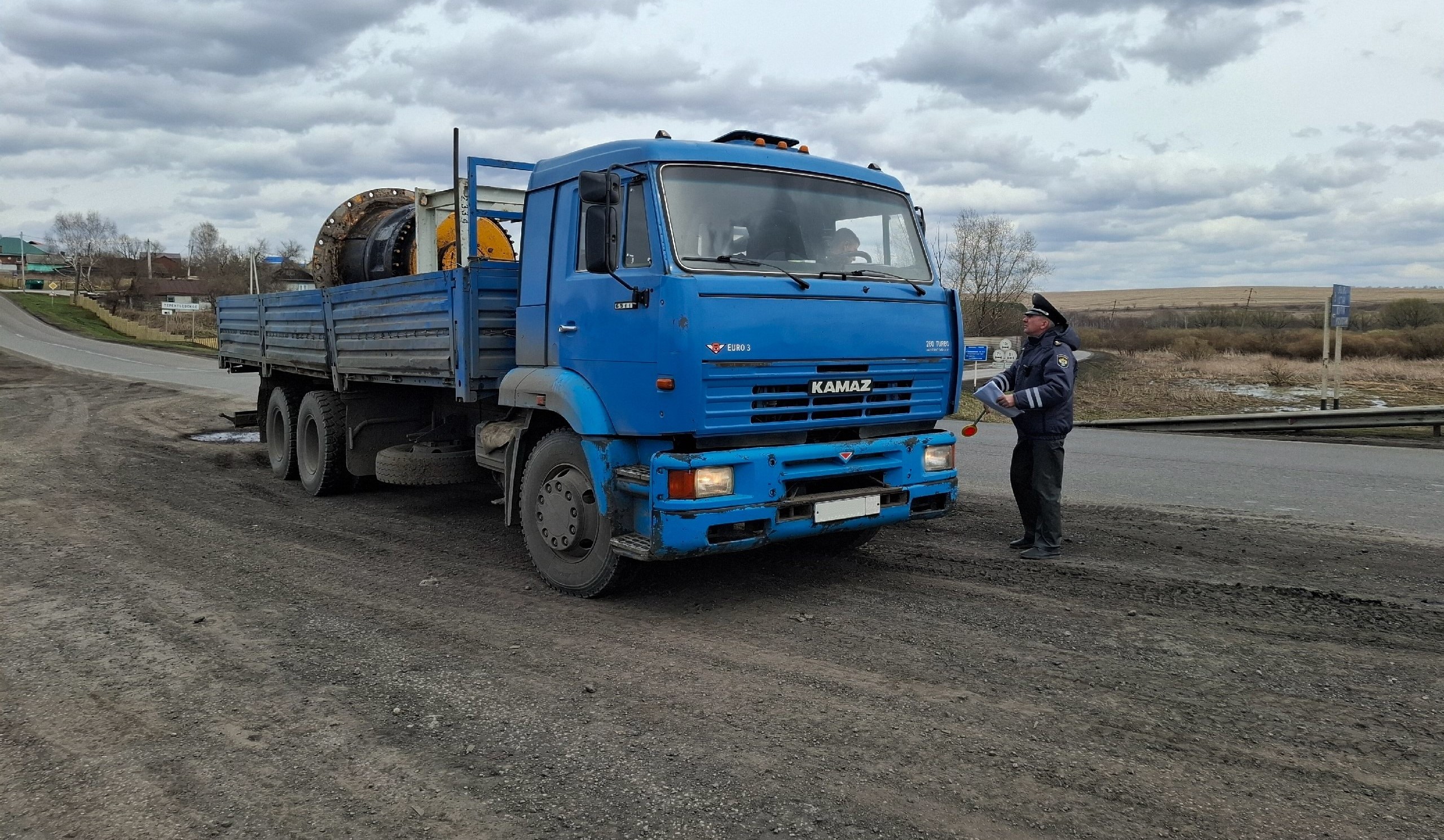 Контроль тяжеловесных и крупногабаритных грузоперевозок на территории Прокопьевского района